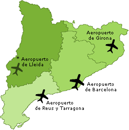 Aeropuertos en Cataluña